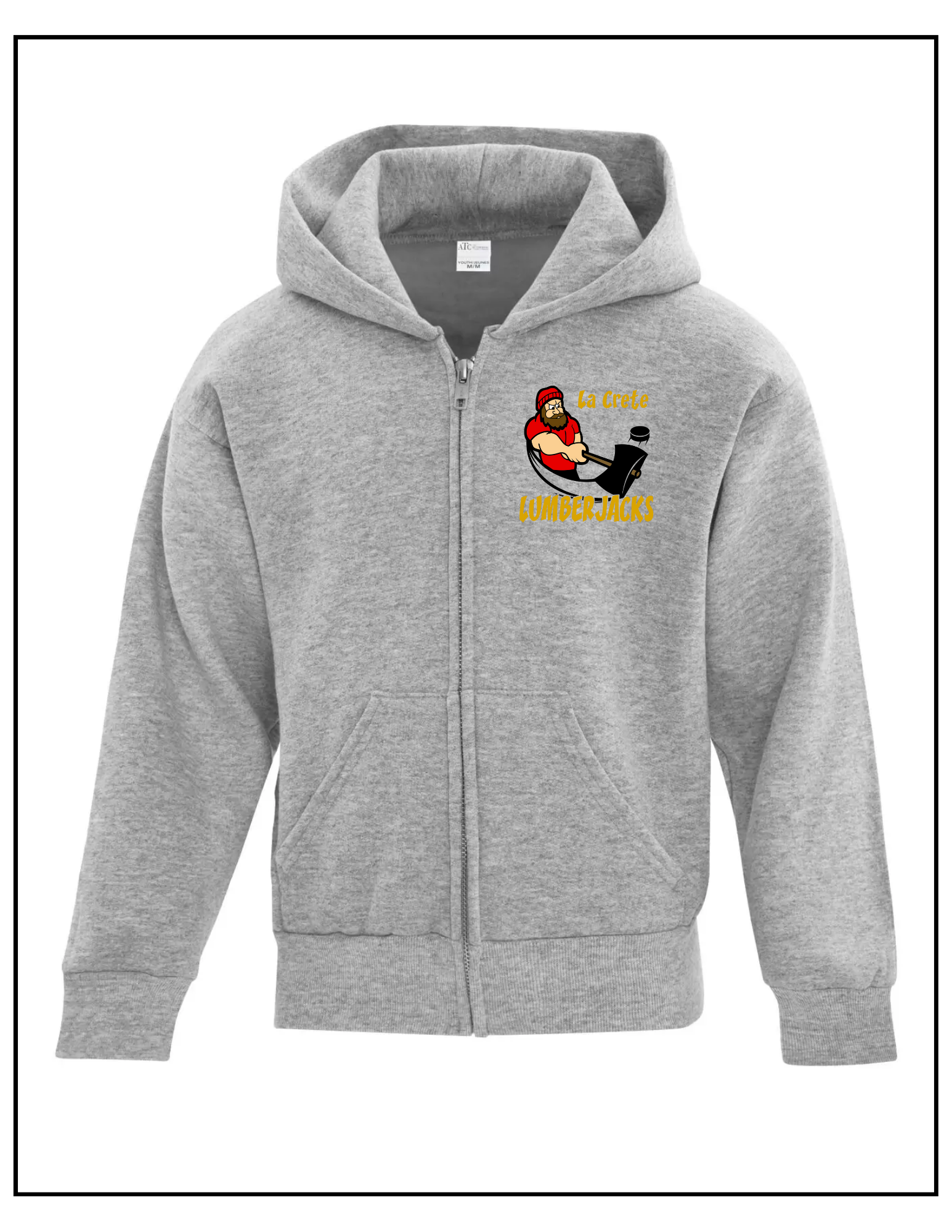 Youth Full zip Lumber Jack Sweater